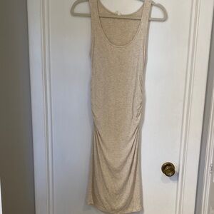 Pinkblush Ruched side maternity dress